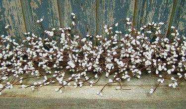 Snow White Pip Garland, 4 ft. - The Fox Decor